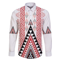 Aotearoa Taniko Family Matching Off The Shoulder Long Sleeve Dress and Hawaiian Shirt Niho Taniwha Purapura Whetu Mix Poutama