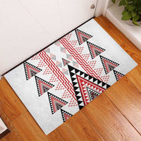 Aotearoa Taniko Rubber Doormat Niho Taniwha Purapura Whetu Mix Poutama