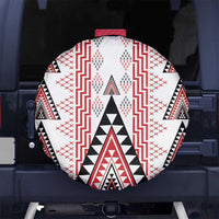 Aotearoa Taniko Spare Tire Cover Niho Taniwha Purapura Whetu Mix Poutama