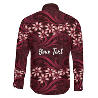 Personalised Cook Islands Mangaia Family Matching Long Sleeve Bodycon Dress and Hawaiian Shirt Tiare Maori Polynesian Waves Tattoo LT14 - Polynesian Pride