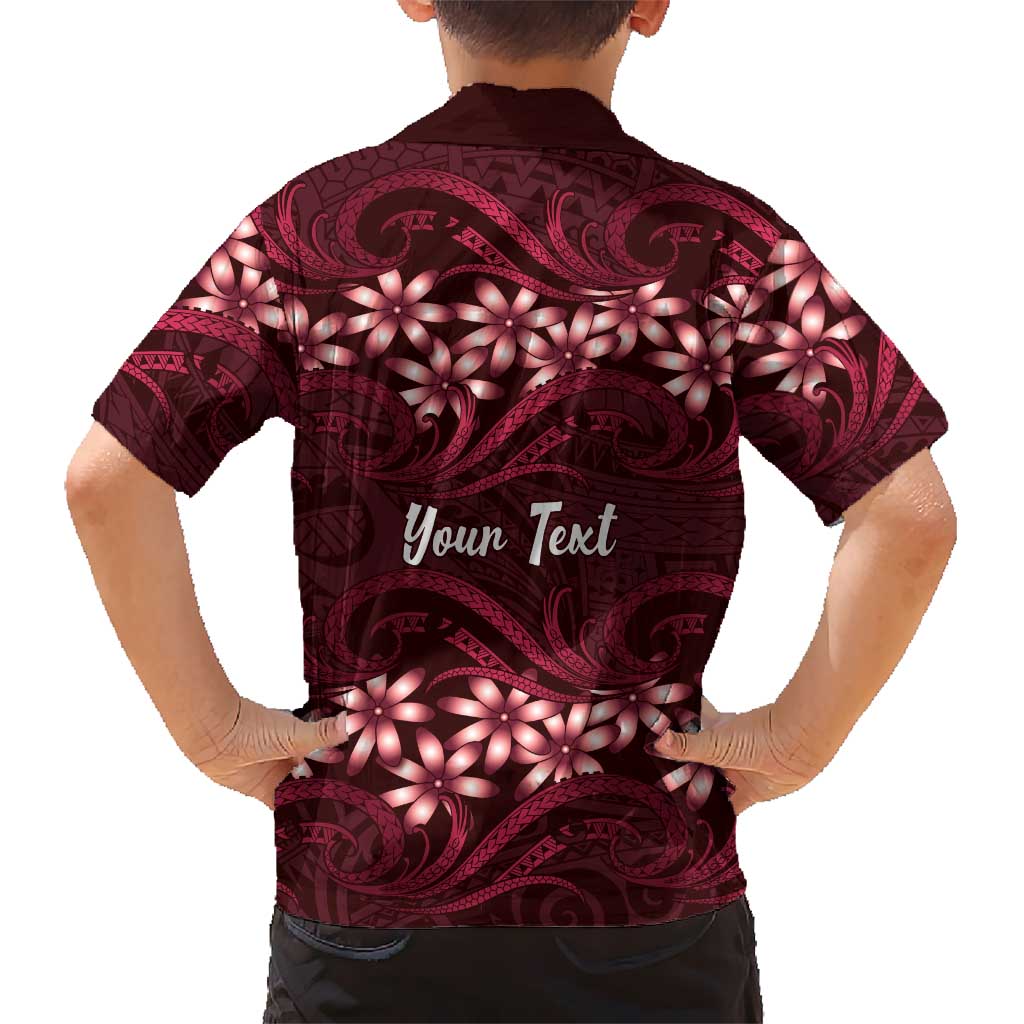 Personalised Cook Islands Mangaia Family Matching Puletasi and Hawaiian Shirt Tiare Maori Polynesian Waves Tattoo LT14 - Polynesian Pride