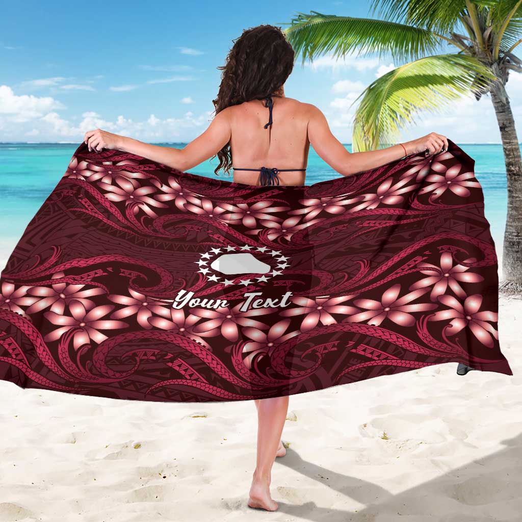 Personalised Cook Islands Mangaia Sarong Tiare Maori Polynesian Waves Tattoo