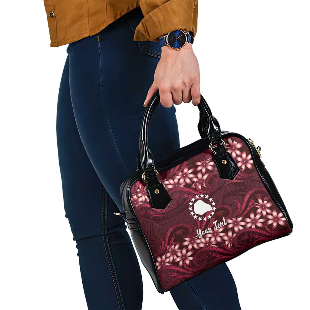 Personalised Cook Islands Mangaia Shoulder Handbag Tiare Maori Polynesian Waves Tattoo LT14 - Polynesian Pride