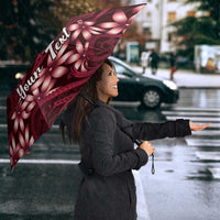 Personalised Cook Islands Mangaia Umbrella Tiare Maori Polynesian Waves Tattoo LT14 - Polynesian Pride