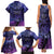 Philippines Father's Day Family Matching Tank Maxi Dress and Hawaiian Shirt Polynesian Tattoo Galaxy Vibes