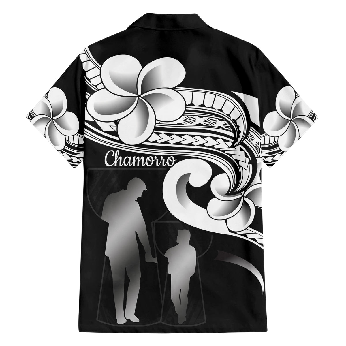 Guam Father's Day Family Matching Short Sleeve Bodycon Dress and Hawaiian Shirt Chamorro Latte Stone Polynesian Pattern LT14 - Polynesian Pride