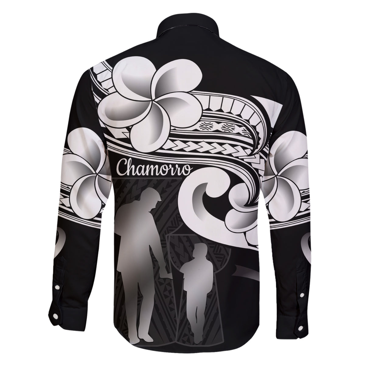 Guam Father's Day Family Matching Short Sleeve Bodycon Dress and Hawaiian Shirt Chamorro Latte Stone Polynesian Pattern LT14 - Polynesian Pride