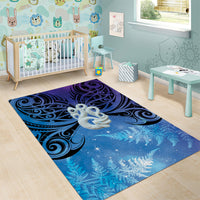 New Zealand Matariki Area Rug Aotearoa Maori New Year Manaia Galaxy Vibes LT14 - Polynesian Pride