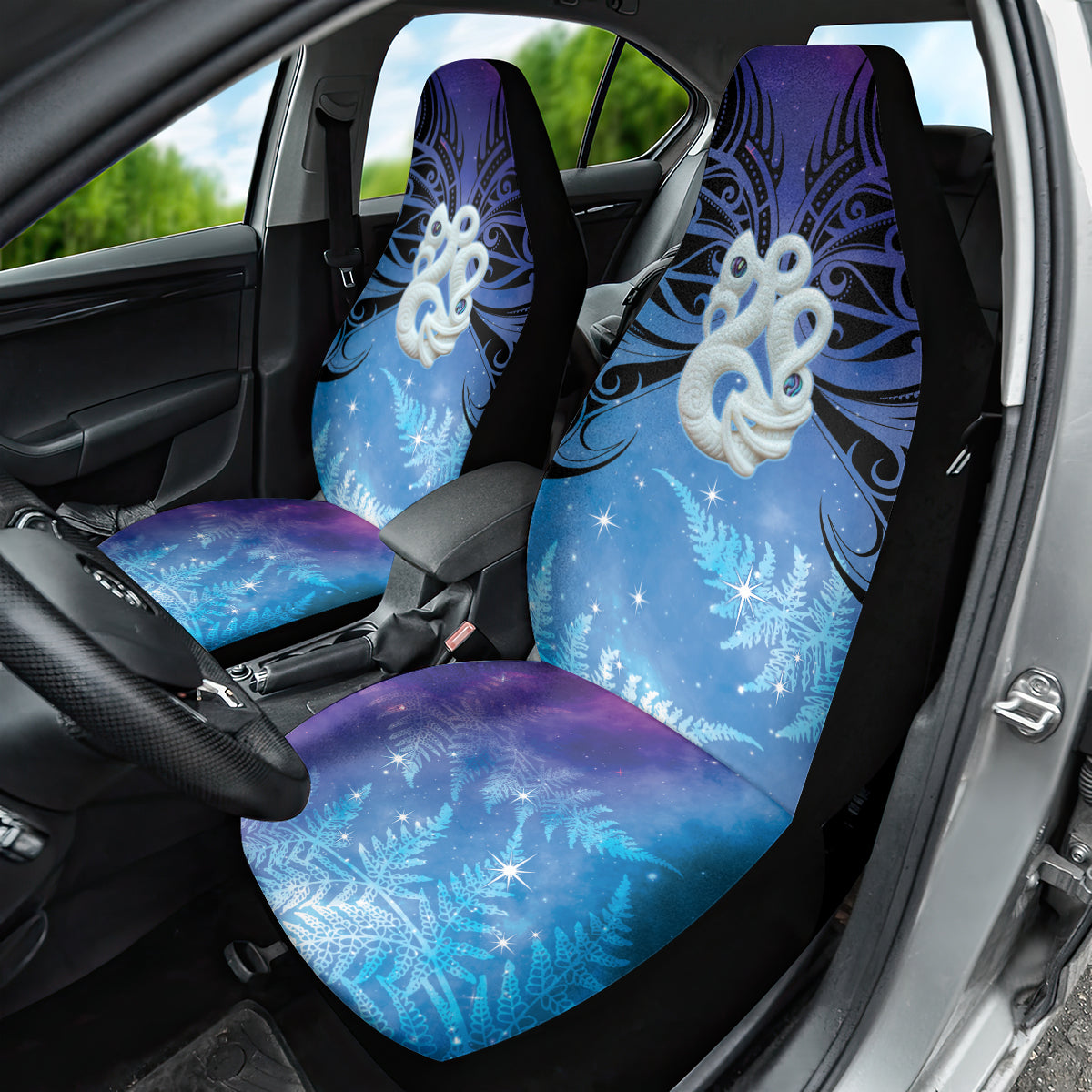 New Zealand Matariki Car Seat Cover Aotearoa Maori New Year Manaia Galaxy Vibes