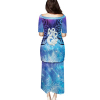 New Zealand Matariki Family Matching Puletasi and Hawaiian Shirt Aotearoa Maori New Year Manaia Galaxy Vibes LT14 - Polynesian Pride
