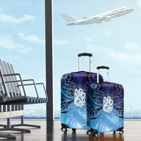 New Zealand Matariki Luggage Cover Aotearoa Maori New Year Manaia Galaxy Vibes LT14 - Polynesian Pride