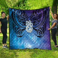 New Zealand Matariki Quilt Aotearoa Maori New Year Manaia Galaxy Vibes LT14 - Polynesian Pride