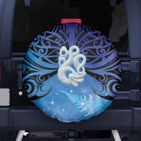 New Zealand Matariki Spare Tire Cover Aotearoa Maori New Year Manaia Galaxy Vibes LT14 - Polynesian Pride