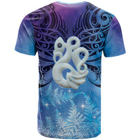 New Zealand Matariki T Shirt Aotearoa Maori New Year Manaia Galaxy Vibes LT14 - Polynesian Pride