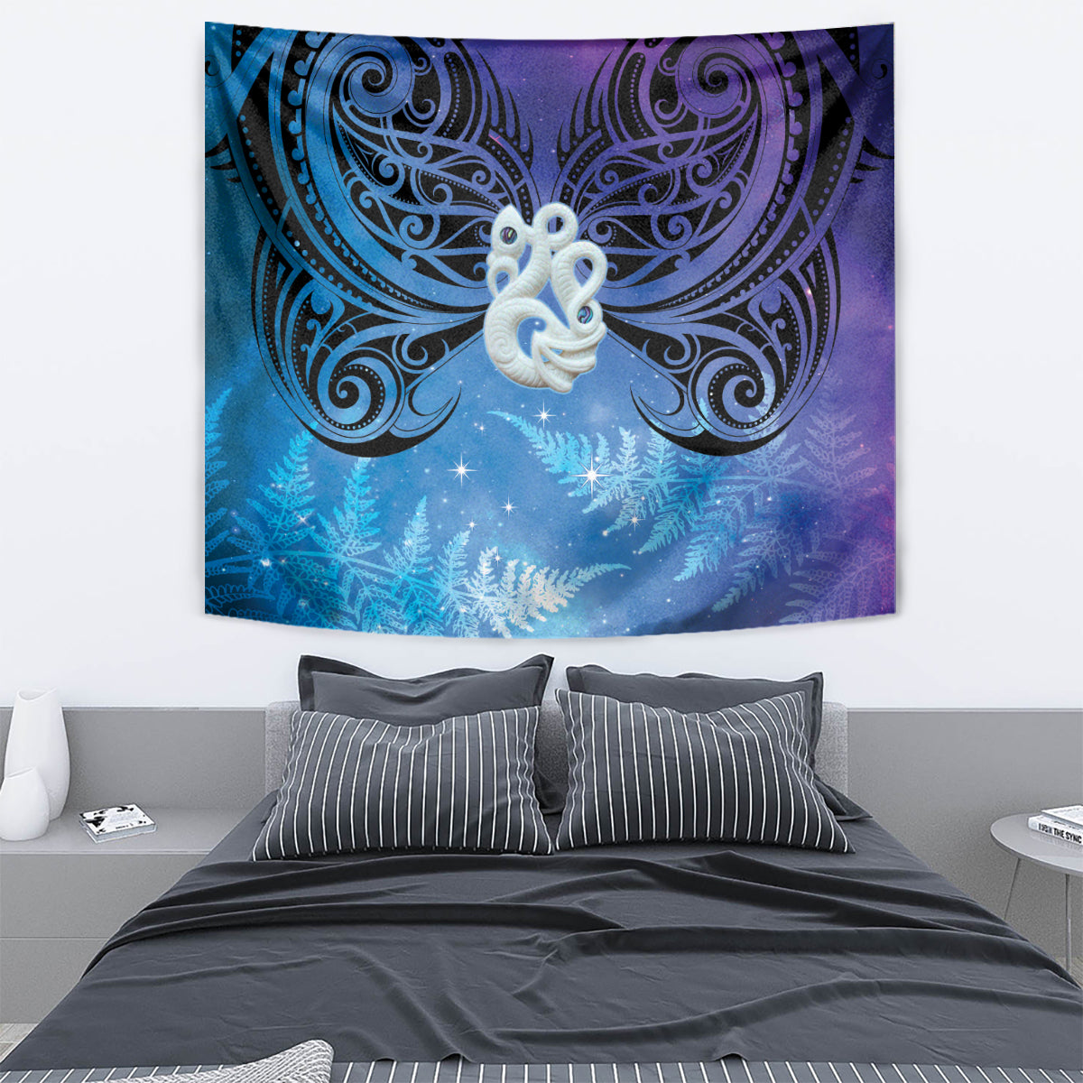 New Zealand Matariki Tapestry Aotearoa Maori New Year Manaia Galaxy Vibes LT14 - Polynesian Pride