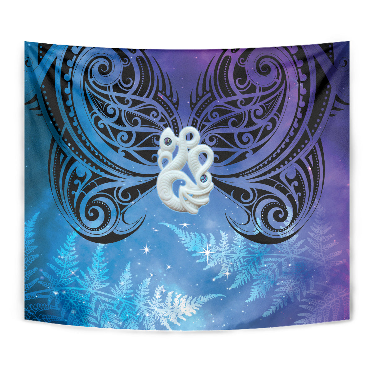 New Zealand Matariki Tapestry Aotearoa Maori New Year Manaia Galaxy Vibes LT14 - Polynesian Pride
