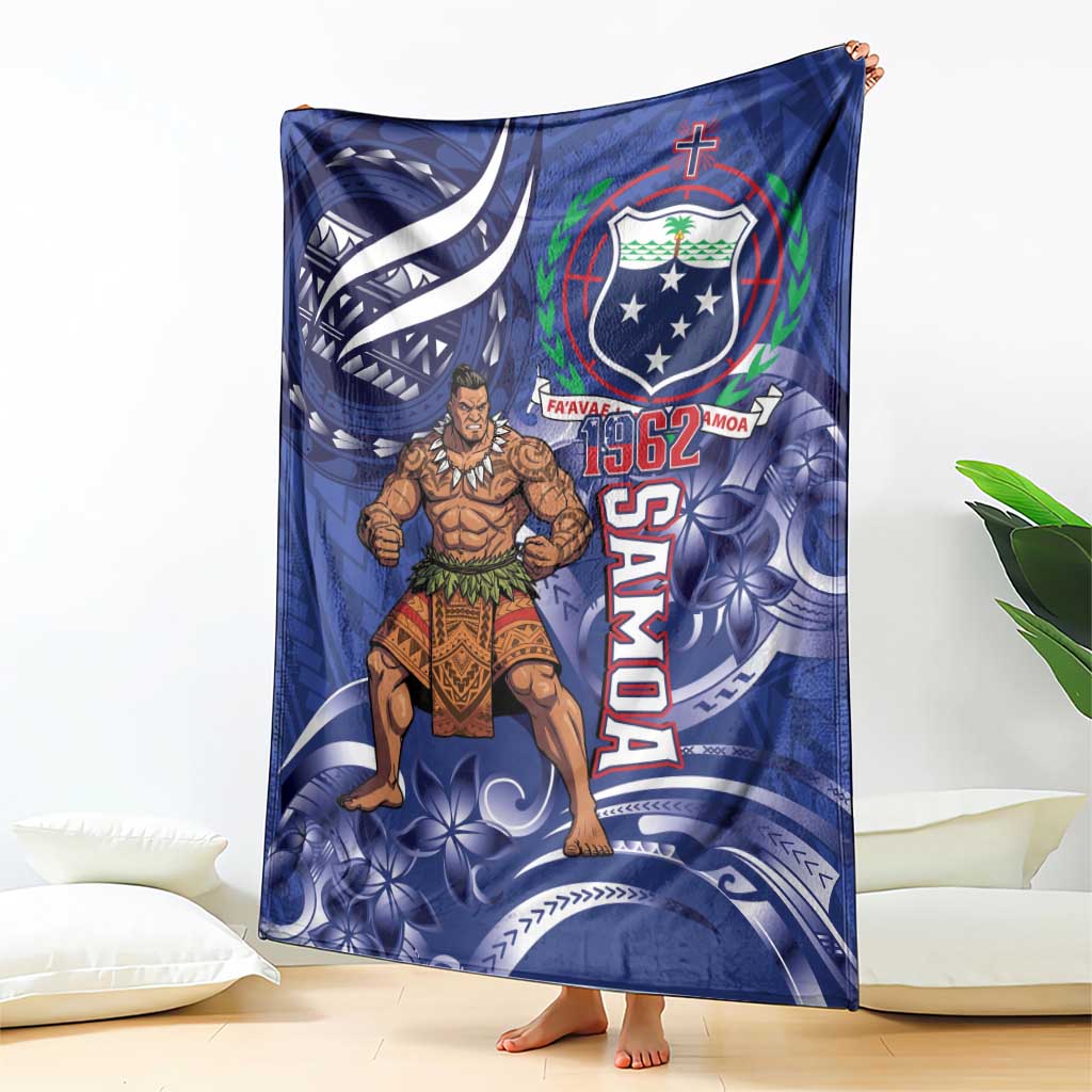 Samoa Independence Day Blanket 1962 Proud Samoan Warrior