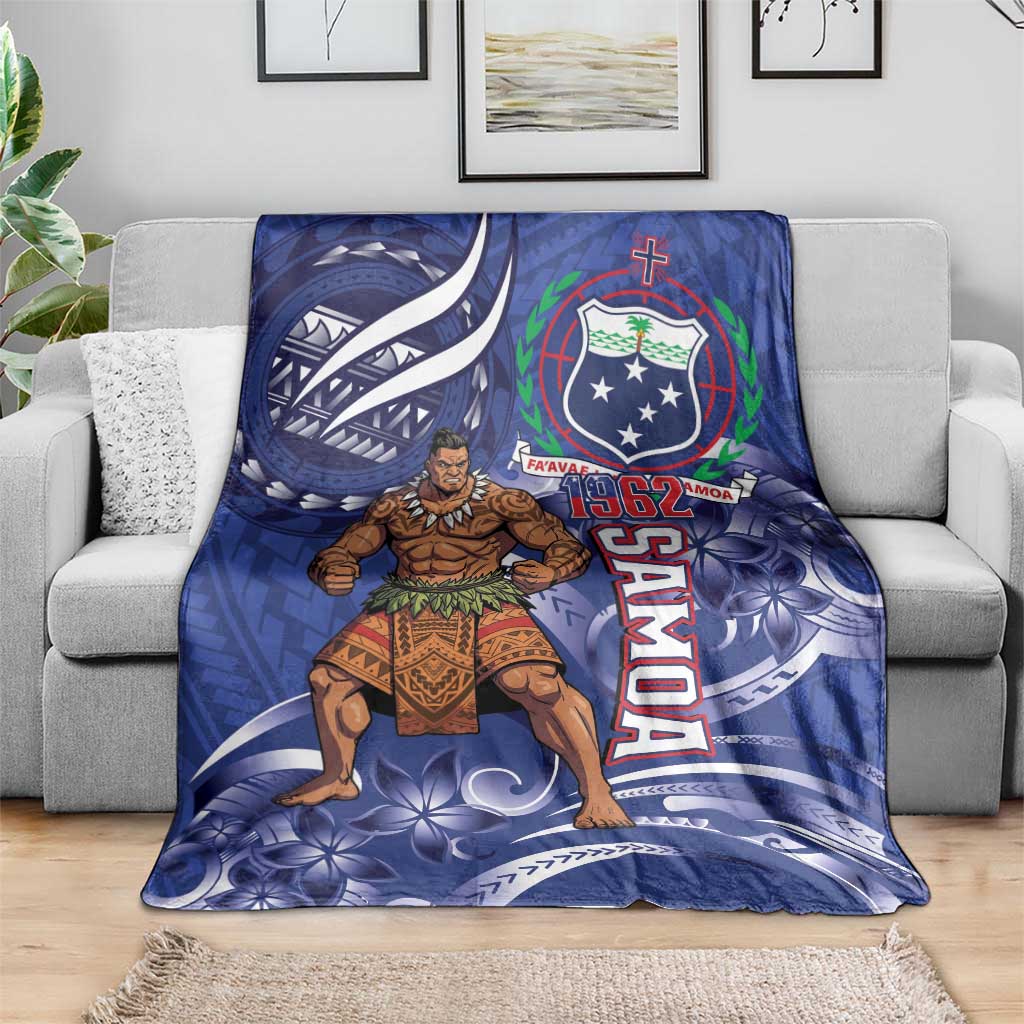 Samoa Independence Day Blanket 1962 Proud Samoan Warrior