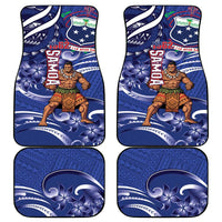 Samoa Independence Day Car Mats 1962 Proud Samoan Warrior