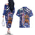 Samoa Independence Day Couples Matching Off The Shoulder Long Sleeve Dress and Hawaiian Shirt 1962 Proud Samoan Warrior