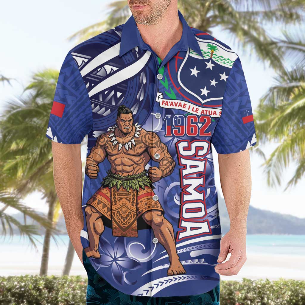 Samoa Independence Day Hawaiian Shirt 1962 Proud Samoan Warrior LT14 - Polynesian Pride