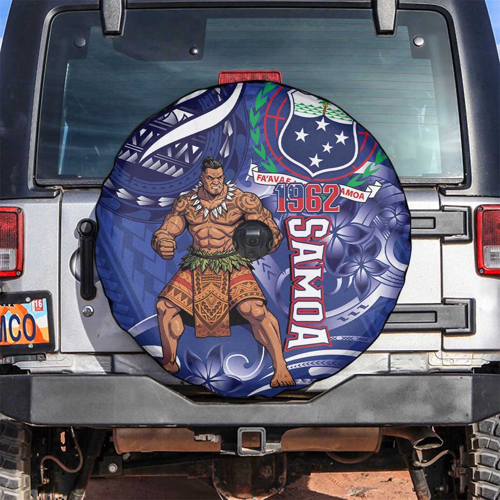 Samoa Independence Day Spare Tire Cover 1962 Proud Samoan Warrior