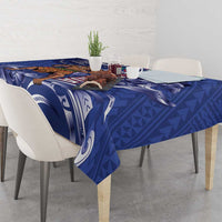 Samoa Independence Day Tablecloth 1962 Proud Samoan Warrior