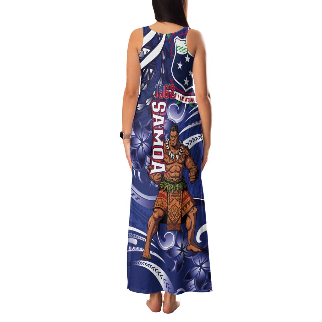 Samoa Independence Day Tank Maxi Dress 1962 Proud Samoan Warrior