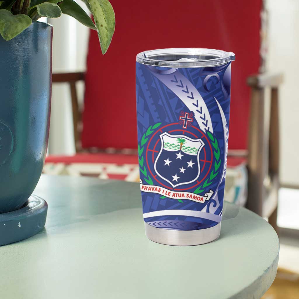 Samoa Independence Day Tumbler Cup 1962 Proud Samoan Warrior LT14 - Polynesian Pride