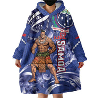Samoa Independence Day Wearable Blanket Hoodie 1962 Proud Samoan Warrior