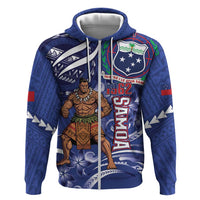 Samoa Independence Day Zip Hoodie 1962 Proud Samoan Warrior