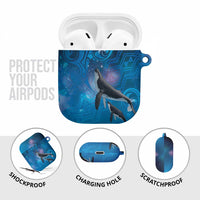 Paikea New Zealand Matariki AirPods Case Humpback Whale Taniko Motifs Ocean Vibes LT14 - Polynesian Pride