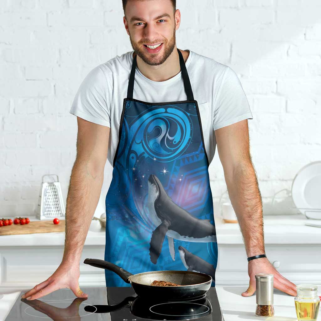 Paikea New Zealand Matariki Apron Humpback Whale Taniko Motifs Ocean Vibes LT14 - Polynesian Pride