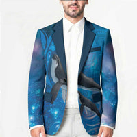 Paikea New Zealand Matariki Blazer Humpback Whale Taniko Motifs Ocean Vibes LT14 - Polynesian Pride