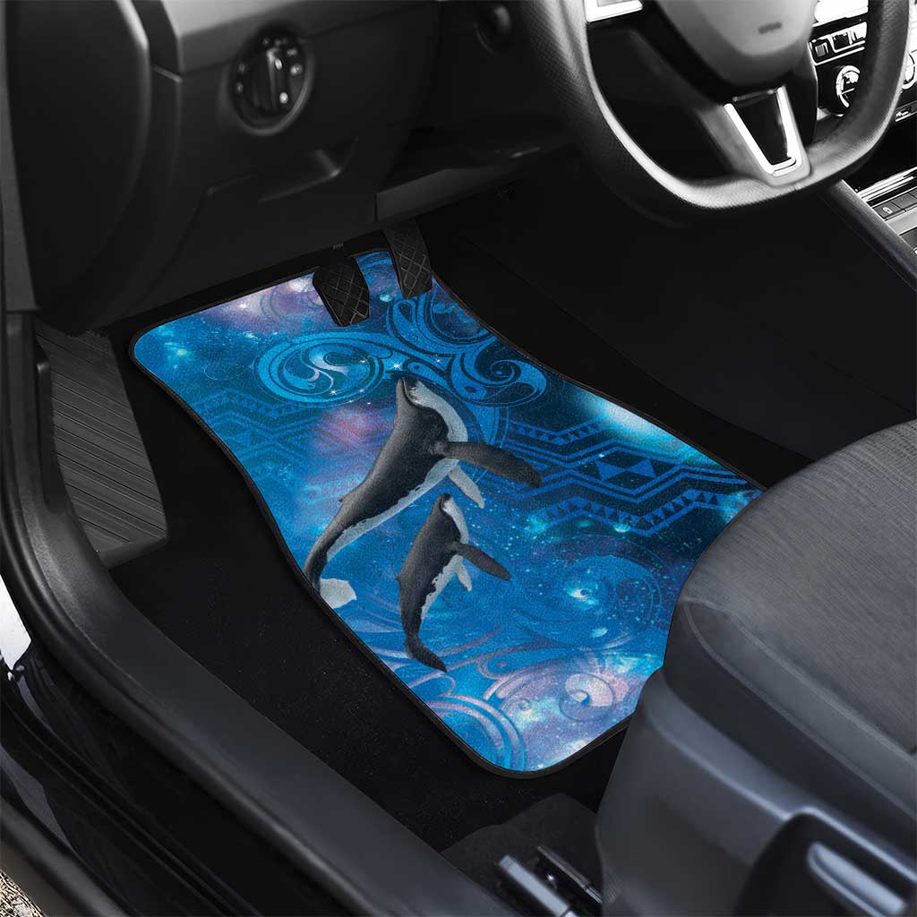Paikea New Zealand Matariki Car Mats Humpback Whale Taniko Motifs Ocean Vibes LT14 - Polynesian Pride