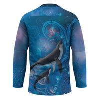 Paikea New Zealand Matariki Hockey Jersey Humpback Whale Taniko Motifs Ocean Vibes LT14 - Polynesian Pride