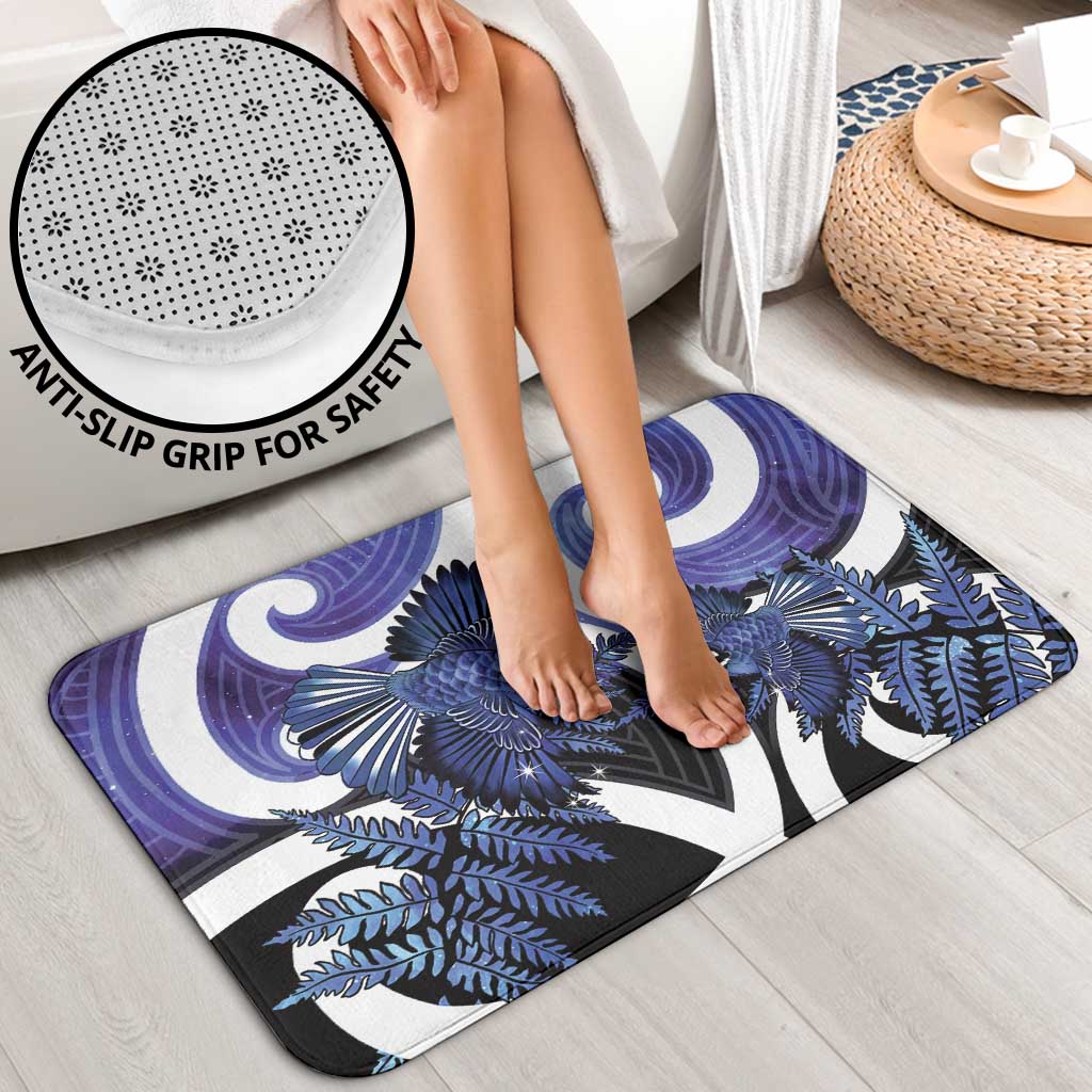 Piwakawaka New Zealand Matariki Bathroom Set Maori New Year Silver Fern Purple Galaxy LT14 - Polynesian Pride
