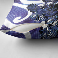 Piwakawaka New Zealand Matariki Pillow Cover Maori New Year Silver Fern Purple Galaxy LT14 - Polynesian Pride