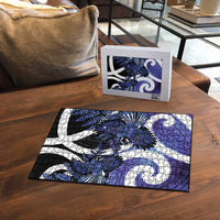 Piwakawaka New Zealand Matariki Puzzle Maori New Year Silver Fern Purple Galaxy LT14 - Polynesian Pride