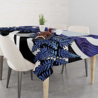 Piwakawaka New Zealand Matariki Tablecloth Maori New Year Silver Fern Purple Galaxy LT14 - Polynesian Pride