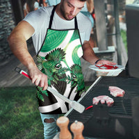 Piwakawaka New Zealand Matariki Apron Maori New Year Silver Fern Green Galaxy LT14 - Polynesian Pride