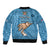 Polynesian Pride Father Day Fiji Sleeve Zip Bomber Jacket I Love You Dad Fijian Tapa Pattern LT14 - Polynesian Pride