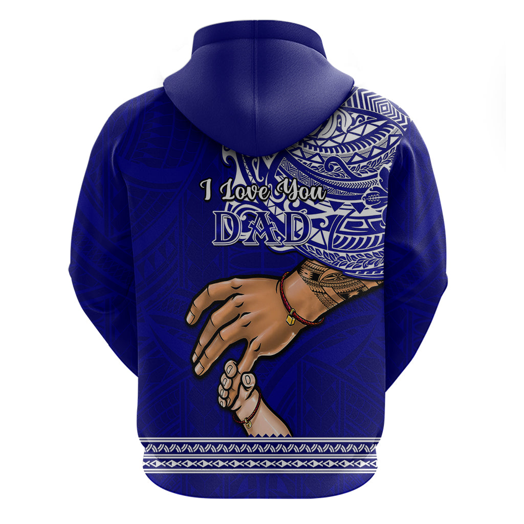 Polynesian Pride Father Day American Samoa Hoodie I Love You Dad LT14 - Polynesian Pride