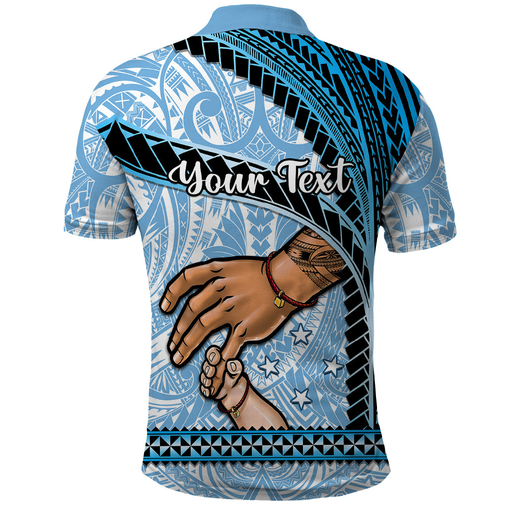 Custom Father Day FSM Polo Shirt Federated States of Micronesia I Love You Dad LT14 - Polynesian Pride