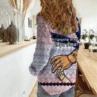 Polynesian Pride Father Day Philippines Women Casual Shirt Filipino Pattern Maligayang Araw ng Mga Ama LT14 - Polynesian Pride