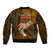 Polynesian Pride Father Day New Caledonia Sleeve Zip Bomber Jacket I Love You Dad LT14 - Polynesian Pride