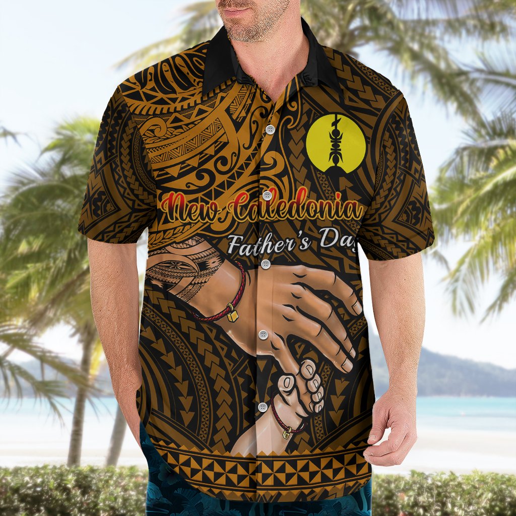 Personalised Father Day New Caledonia Hawaiian Shirt I Love You Dad LT14 - Polynesian Pride
