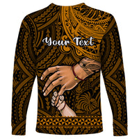 Personalised Father Day New Caledonia Long Sleeve Shirt I Love You Dad LT14 - Polynesian Pride