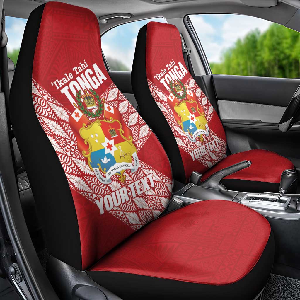 Tonga Rugby Custom Car Seat Cover Go ʻIkale Tahi Go Tongan Tapa Cloth