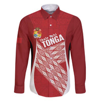 Tonga Rugby Custom Family Matching Mermaid Dress and Hawaiian Shirt Go ʻIkale Tahi Go Tongan Tapa Cloth